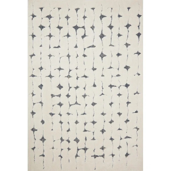 Mischa Geometric Area Rug in Ivory | Wayfair North America