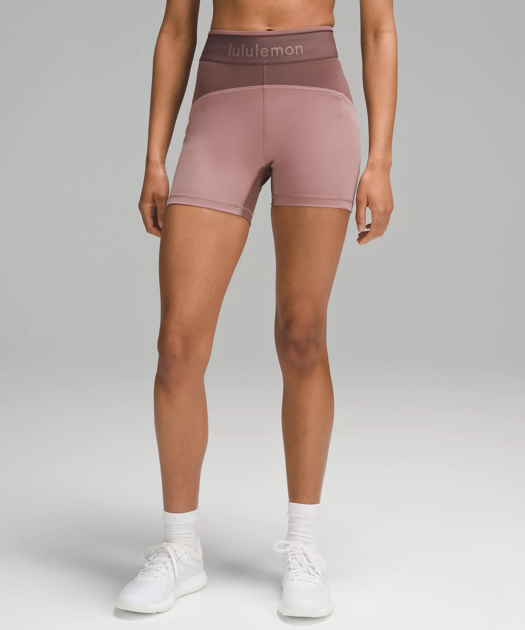 Logo Waistband Everlux Training Short 4" | Women's Shorts | lululemon | Lululemon (US)