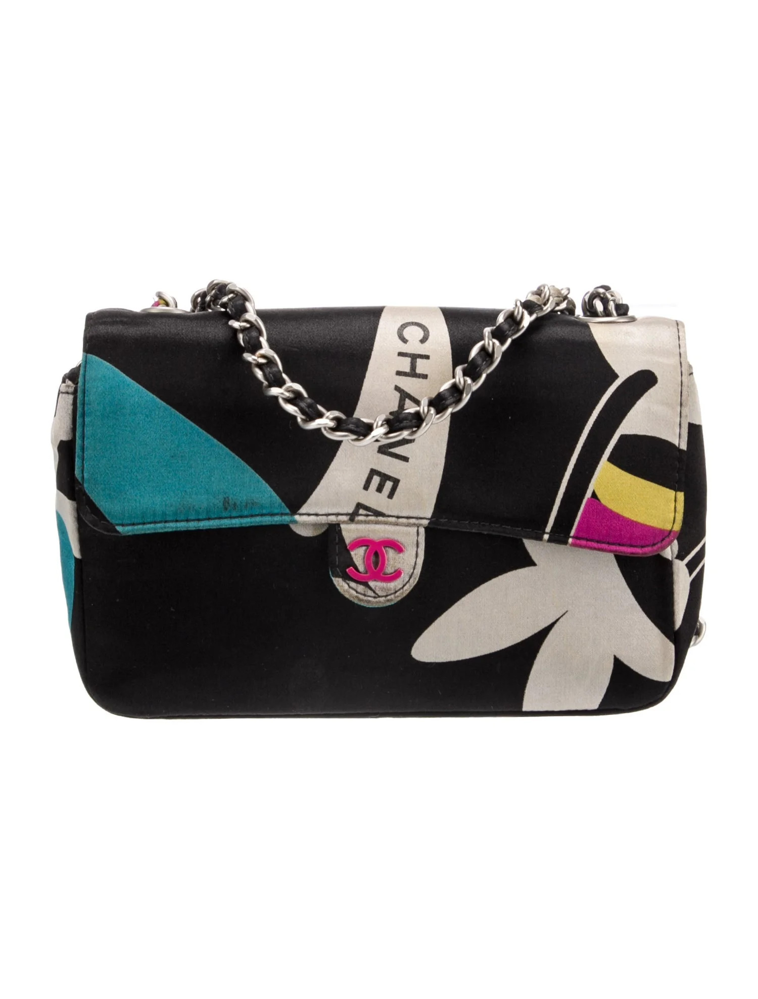 Convertible Mini Satin Flap Bag | The RealReal