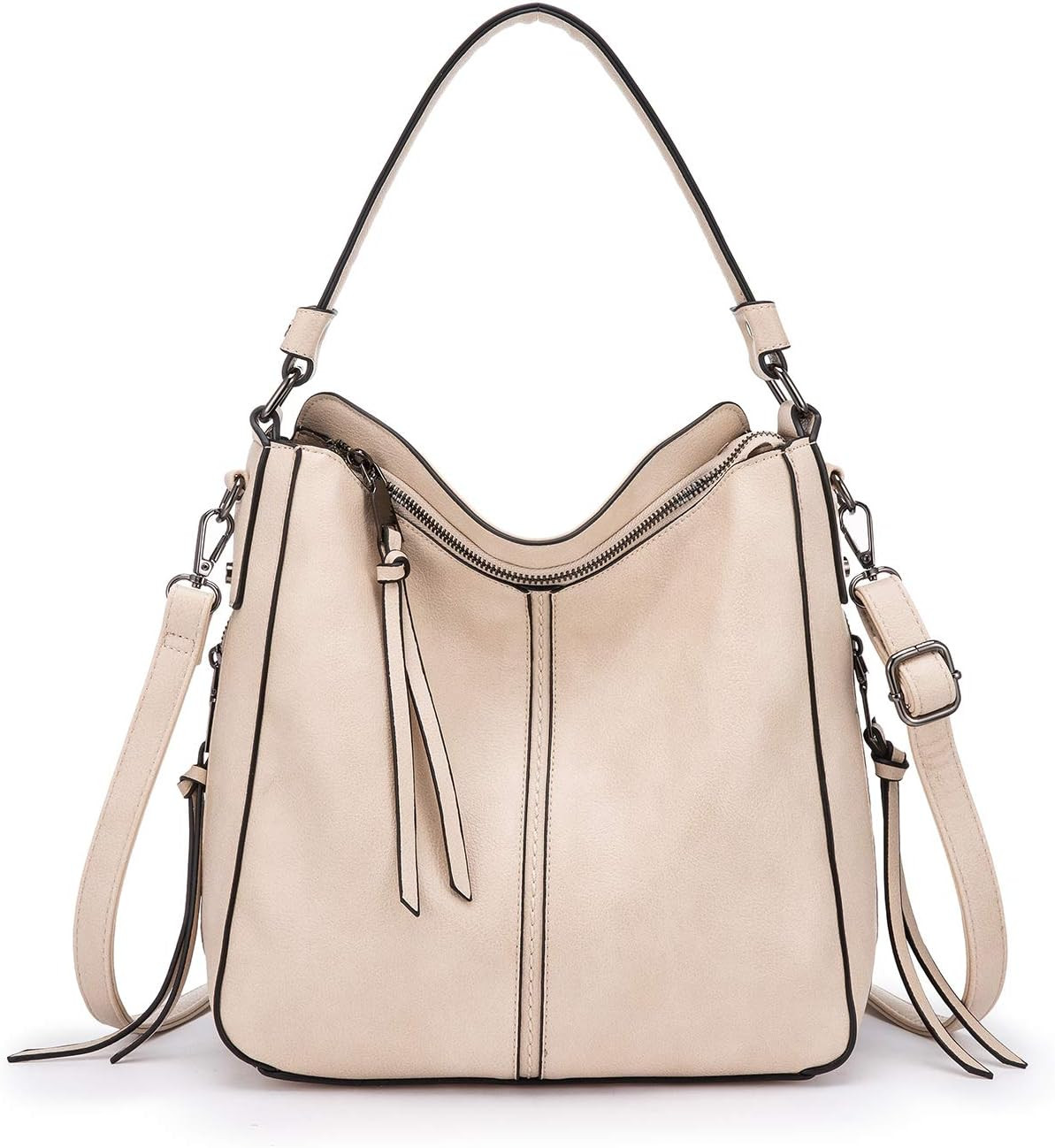 Realer Hobo Crossbody Bag for Women, Designer Shoulder Purse Handbags | Amazon (US)