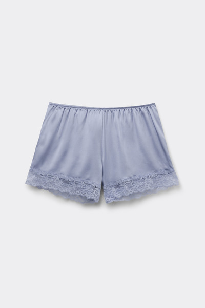 Lace Trim Silk Shorts | Intimissimi | Intimissimi (US)