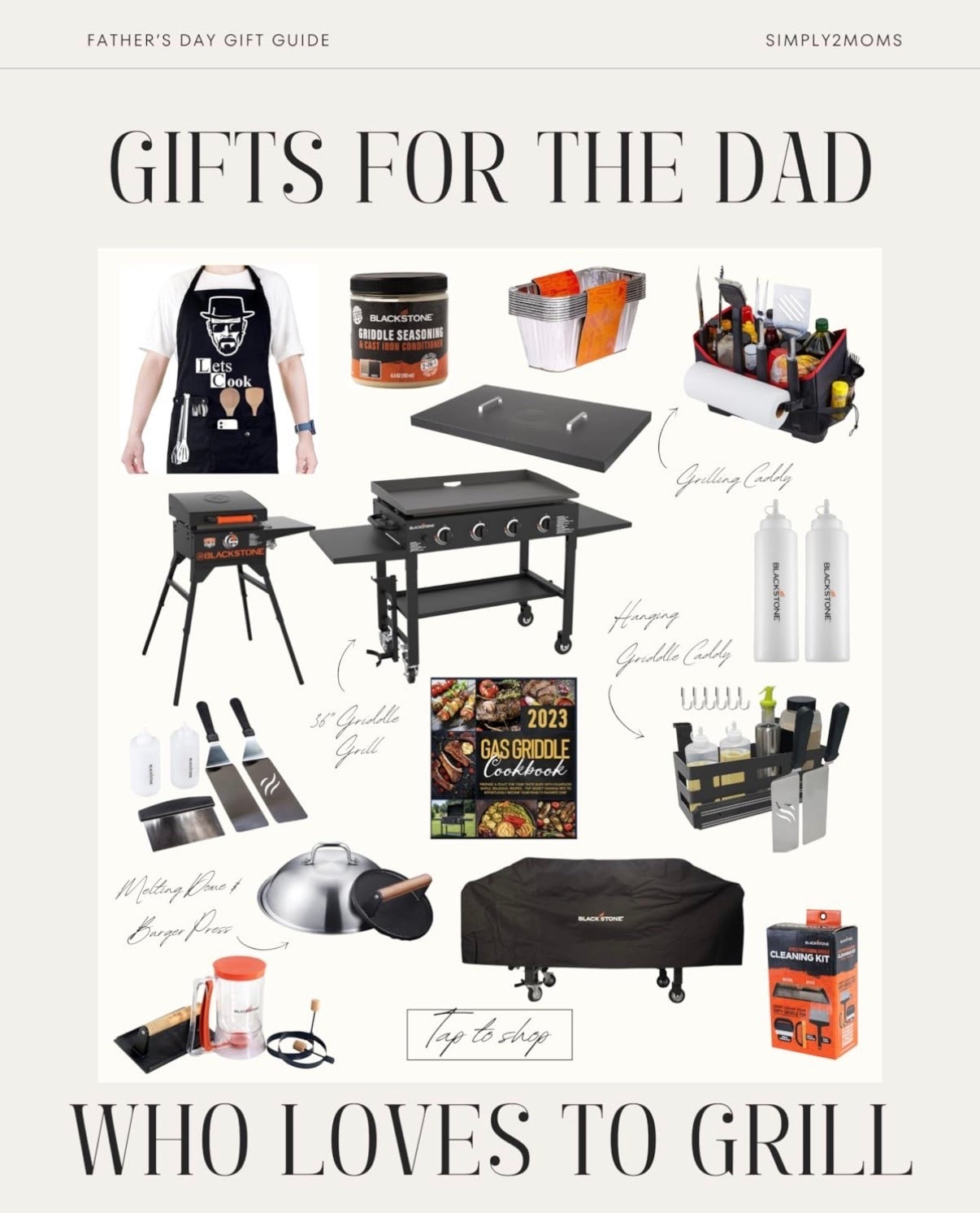 Father’s Day gift ideas for the dad who takes grilling seriously. Blackstone griddles, grilling tools, seasoning kits, prep caddies, covers, cookbooks, and all the extras that make backyard cooking even more fun this summer.

#LTKMens #LTKHome #LTKSeasonal