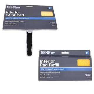9 in. Interior Paint Pad and Refill Pad 2-Pack | The Home Depot