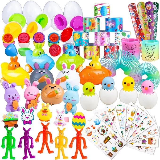 Easter Basket Stuffers, Lovely Easter Egg Fillers, Interesting Easter Party Favors for Kids, Priz... | Amazon (CA)