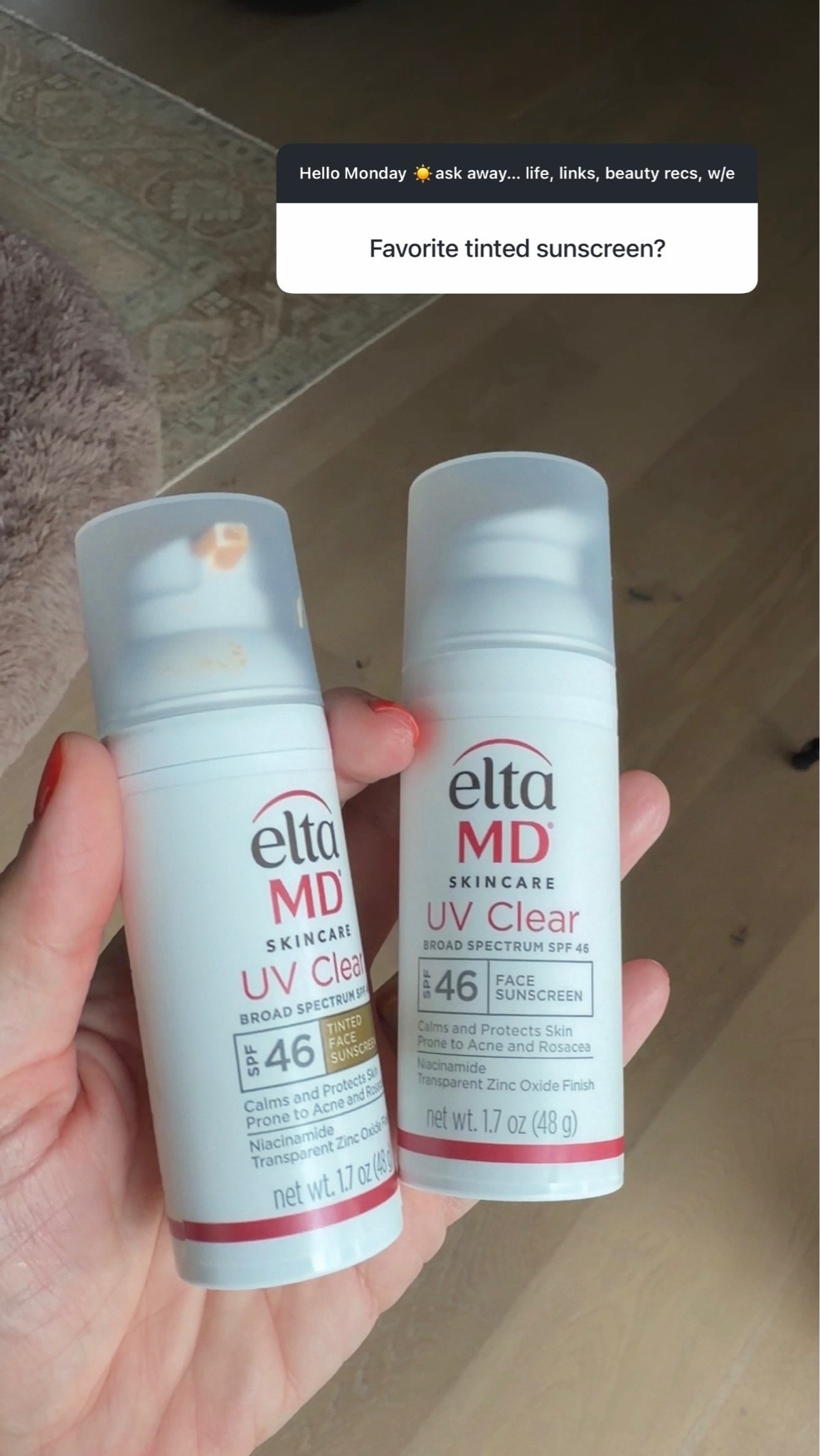 Go-to sunscreen right now.