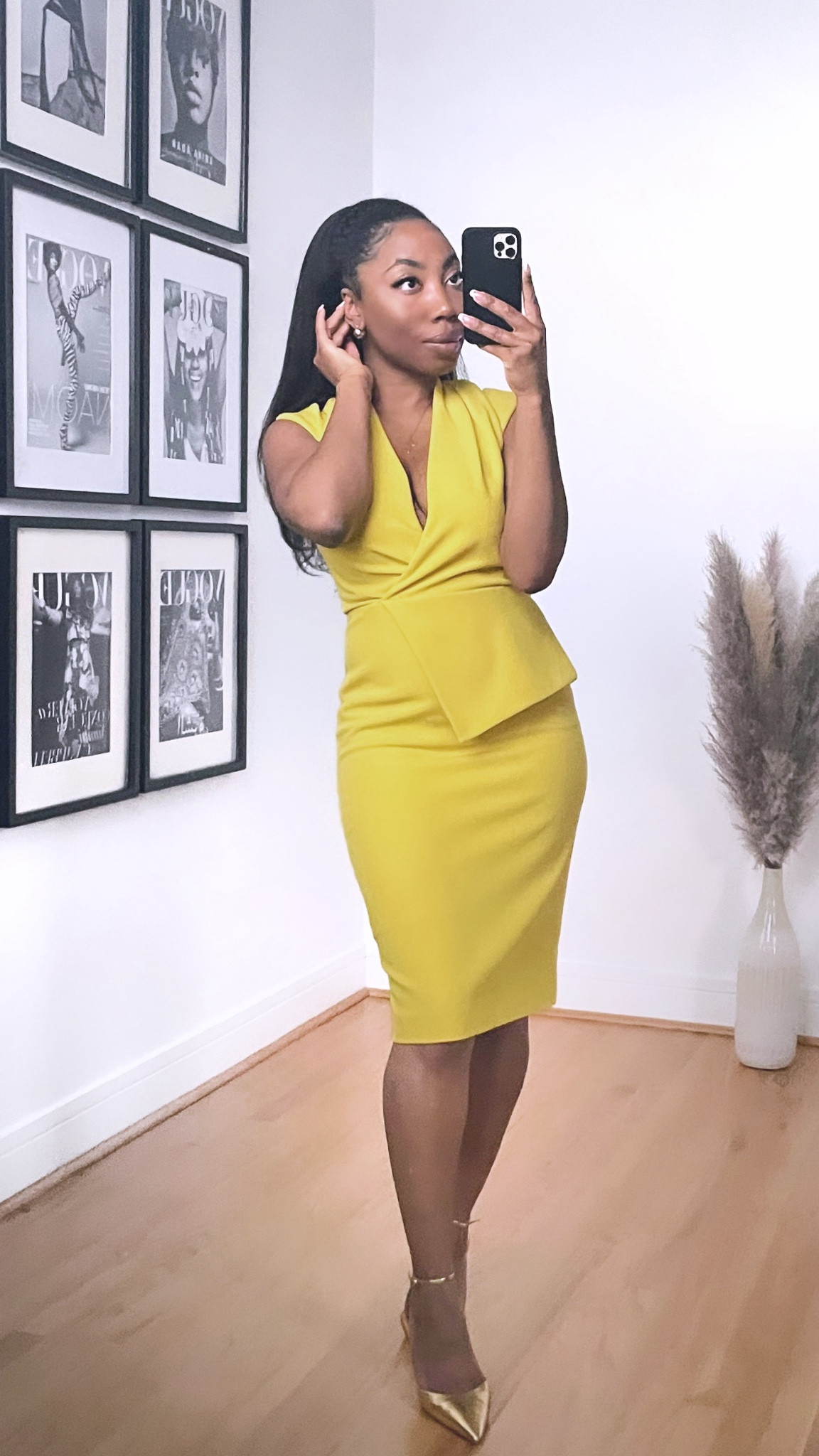 Yellow dress for work 

#LTKworkwear