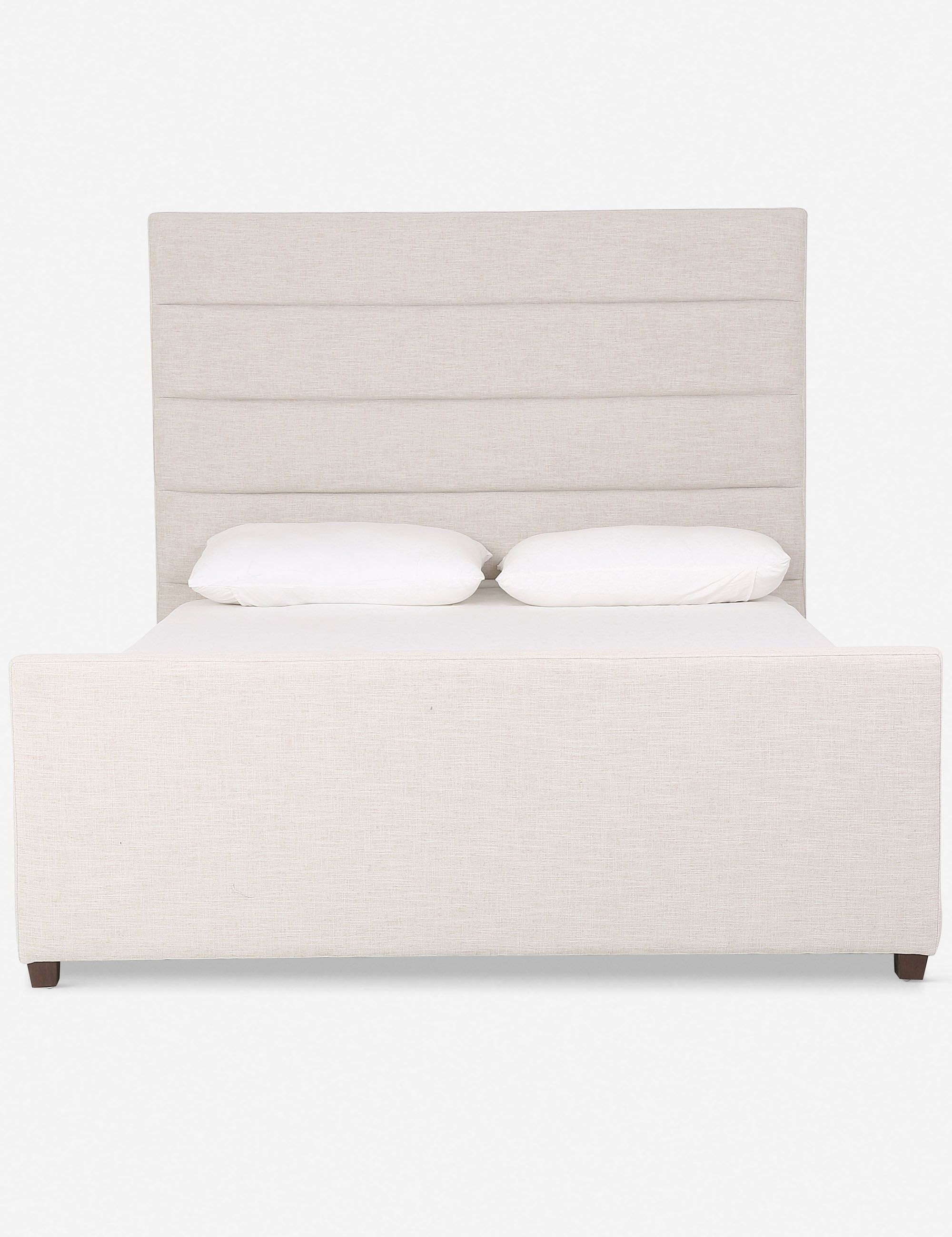 Delicia Platform Bed, Cambric Ivory | Lulu and Georgia 