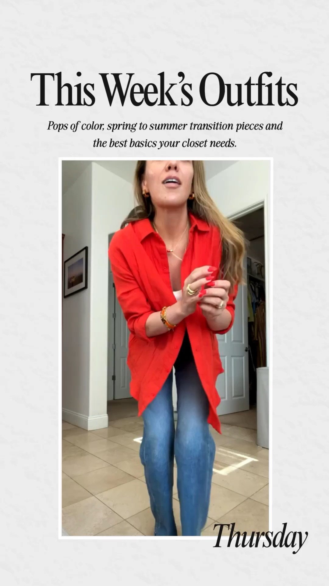 Thursday’s OOTD! medium in everything. 28 in jeans. could have done 29!

#LTKootd