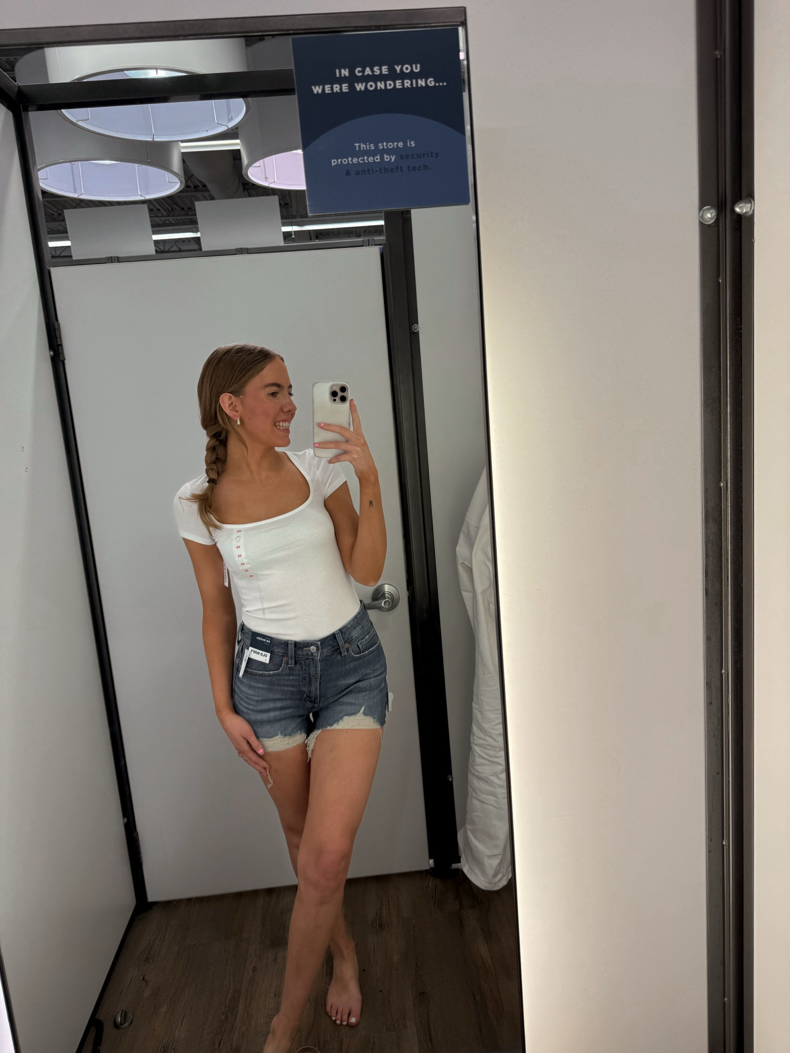 Perfect basics from old navy! The white shirt is sold out online but they have other colors. I did a 4 in the shorts to fit my hips & thighs, would’ve gotten a 2 curvy if I realized they had curvy! XS in top. $20 outfit!

#LTKfindsunder50 #LTKsalealert #LTKSeasonal