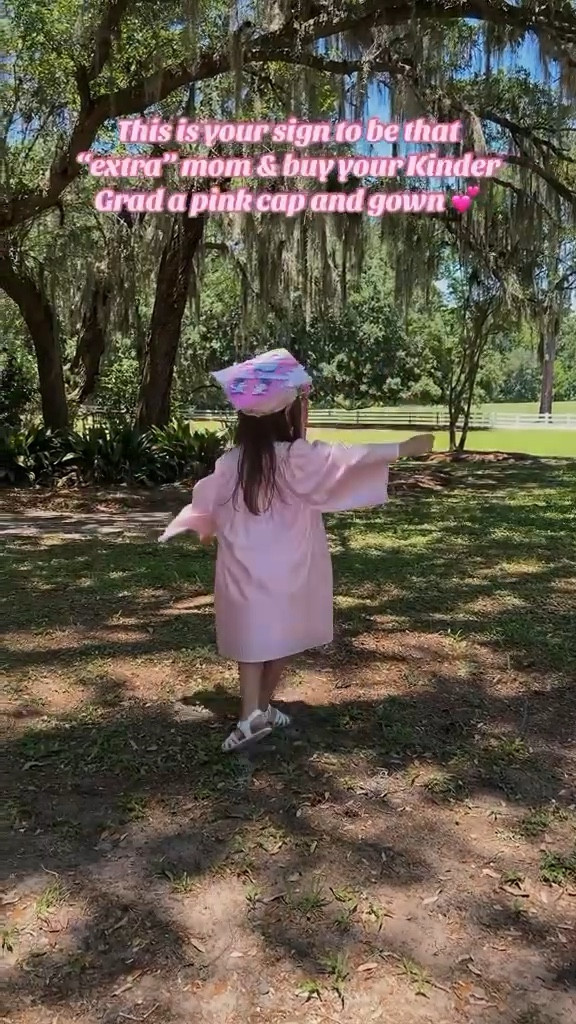 Pink graduation cap & gown 🎓💕

#LTKKids #LTKStyleTip #LTKSeasonal