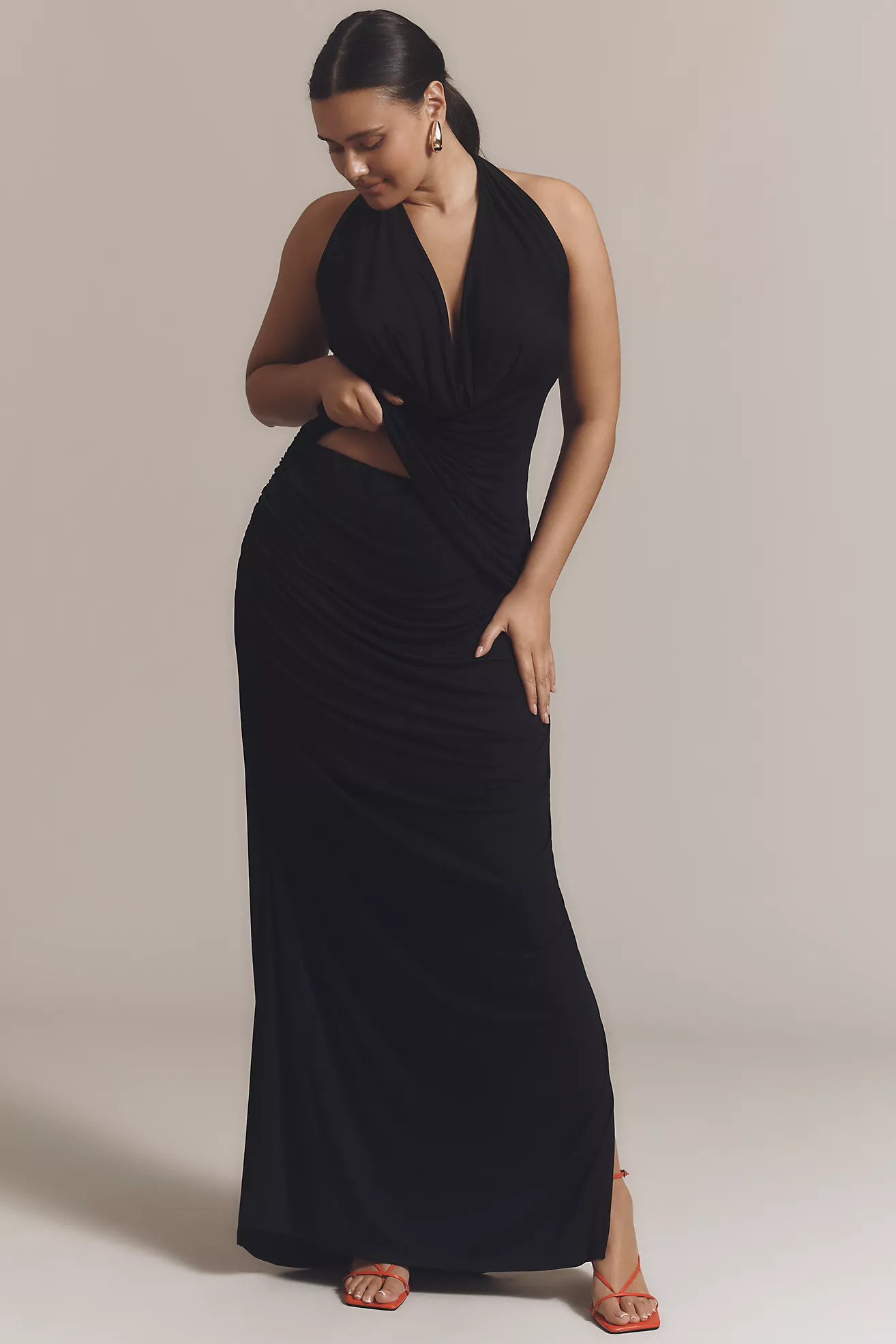 NIA Selena Plus Slip Maxi Skirt | Anthropologie (US)