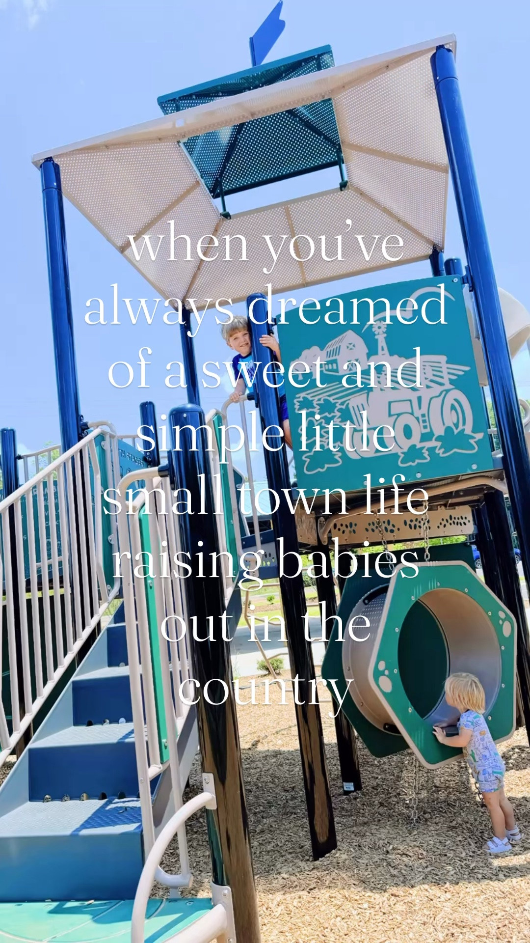 h a p p y  f r i d a y  e v e  y ‘ a l l !!! 🌻🌾🧺🌽☀️🍉🌞🦌🛝🌳🪾🍃🍭💖 #dayslikethis #smalltownlife #lifeinthecountry #livingmydream #sahm 

“Mommy, while you cook breakfast 🍳, I’m gonna go outside and water 💦 our plants 🪴 and flowers 💐 “ - Judson!! 👶🏼🥹 Oh how I love you, my firstborn sweetie pie angel!!! 😇 But truly, he is SO helpful these days and it is such a gift!! 🎁 God knew what He was doing when He gave us Judson as our precious firstborn son!!! Thank you, Lord!! 🥰🩵 What a precious morning bedroom 🛌 and kitchen window 🪟 view!! 🌳

Sunflowers 🌻 and muffins 😋 with my little SONshines 👶🏼🌞👶🏼 this “Friday Eve!” ☀️☀️ And psssttt 🤭 - for any other mamas of babies/toddlers out there… THESE ✨ are my top play items for the kitchen while I’m trying to cook or clean!! 🫶🏽 Linked this cutting toy 🔪 and letter magnets 🧲 on my LTKit shop for y’all!! 🔗 And the sweetest little forest 🌳🍃🍂 sensory bin fun ✨ and all the themed homeschool preschool unit books 📚, too!! 🫶🏽 These cuties loveeeee a good sensory bin!!! 🤩 

Then left to run some errands 🛒 with my little helpers and as we were pulling down the driveway 🚙, look 👀 who we saw again!! The mama and baby deer!!! 🦌 Be still my heart!!! ❤️ Also, today we discovered our adorable small town local farmer’s market 🧺 to get some goodies!!! 🌽🍭🍉 Andddd eek!! 🤭 It sure was a happy day 😊 and surprise 🥳 getting to play on the brand new (!!) playground 🛝 in our cutie country 🌽 small town!! 🫶🏽 Look at all of the adorable farm-themed 🚜 details and the train 🚂 track and grain house 🌾 - it’s just so perfect!!! 😍 We are over the moon. excited about this!! 🌼 Our new adorable 🥰 small town country playground 🛝- just obsessed!!! 🤩