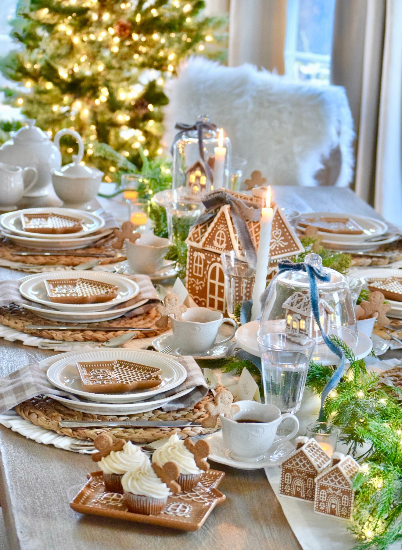 Back in Stock — Gingerbread Collection!! Gingerbread, gingerbread house, pottery barn, tableware, table decor, dinnerware, Lenox, tea pot, tea set, cozy decor, home decor, fur, white fur, winter decor, winter entertaining, Christmas, holiday, glassware, crystal, white dishes, cloche, gingerbread house ornament, gingerbread plates, gingerbread collection, clearance, gingerbread cookie jar

#LTKHome #LTKSeasonal #LTKParties