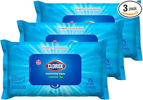 Clorox Disinfecting Wipes, Bleach Free Cleaning Wipes, Multi-surface Wipes with Moisture Seal Lid... | Amazon (US)