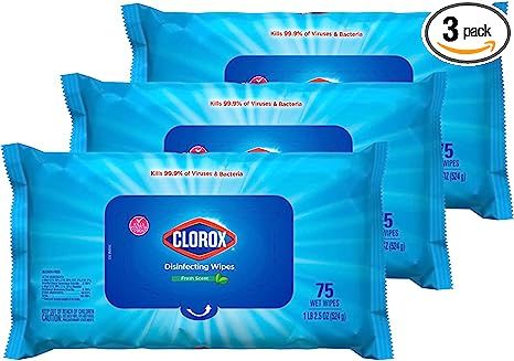 Clorox Disinfecting Wipes, Bleach Free Cleaning Wipes, Multi-surface Wipes with Moisture Seal Lid... | Amazon (US)