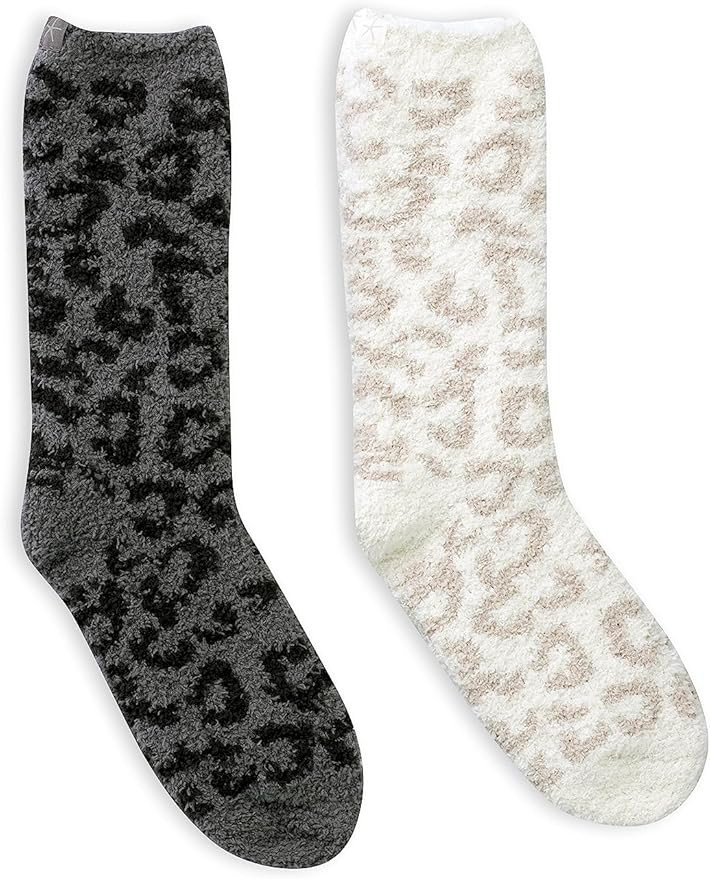 Barefoot Dreams CozyChic Women's Barefoot In The Wild Socks, Crew Socks | Amazon (US)
