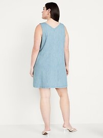 Sleeveless Button-Front Mini Dress | Old Navy | Old Navy (US)