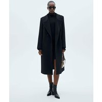 Mango Eye Oversized Coat Black - Mango - Size: XXL | JD Williams (UK)