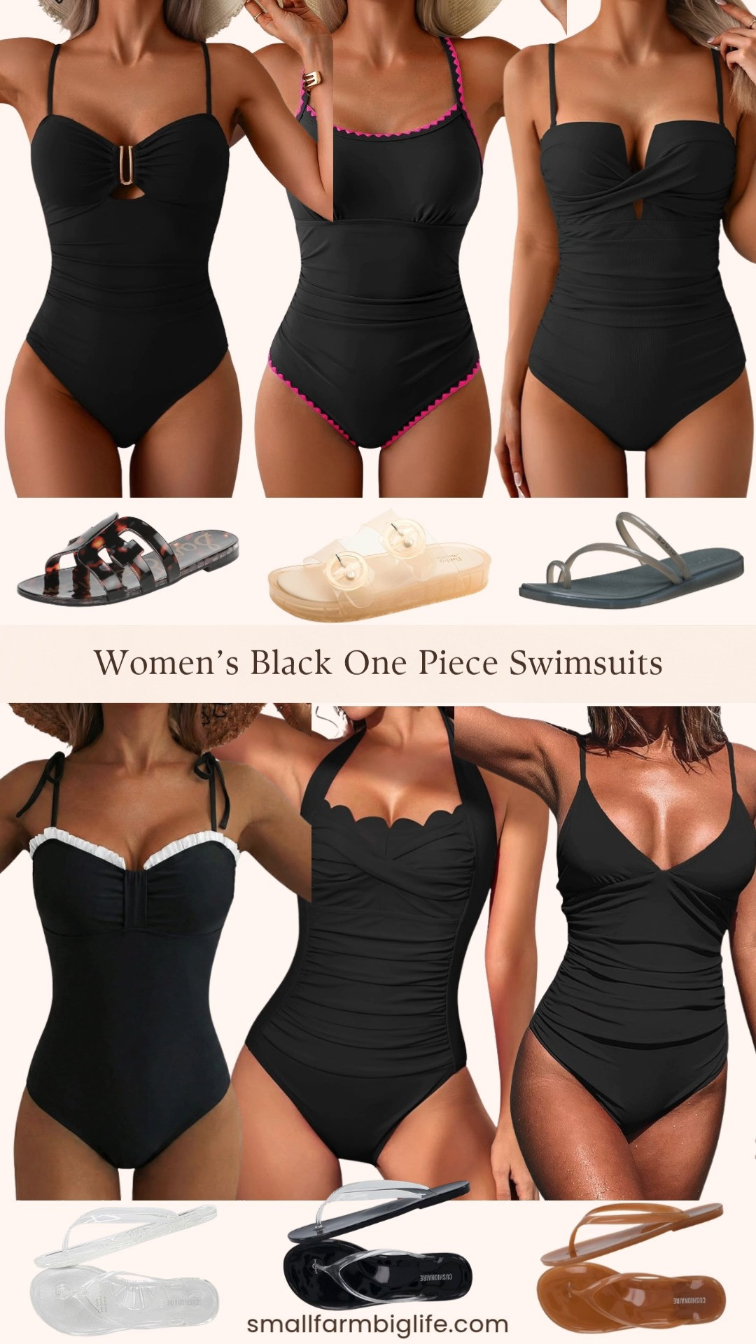 Pool and beach season is here and Amazon has everything you need to show up in style! From flattering tummy control one piece swimsuits in so many gorgeous silhouettes including halter necks, tie shoulders, cutouts, and bandeau styles to the cutest jelly sandals, flip flops, and slides that are perfect for walking from the pool to wherever the day takes you, these are the fun and functional summer essentials that belong in every beach bag. Linking everything below! 

 #LTKSeasonal #LTKOver40 #LTKTravel