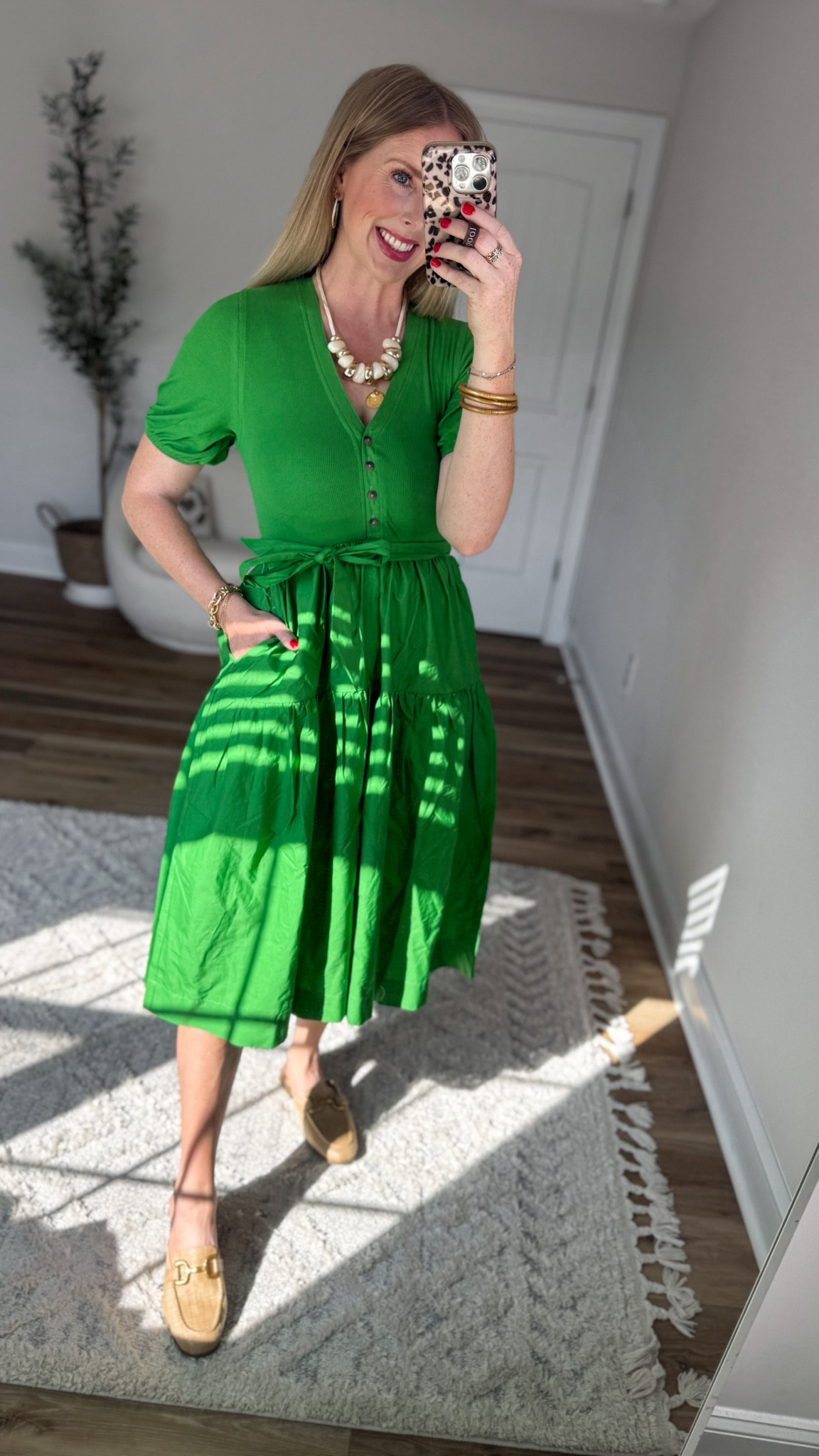 Weekend Walmart Wins try-on
Mixed media green midi dress- small

#LTKWorkwear #LTKmomlife #LTKootd