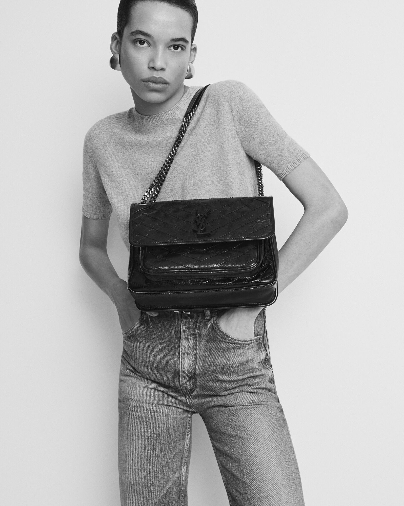 NIKI MEDIUM IN VINTAGE LEATHER | Saint Laurent Inc. (Global)