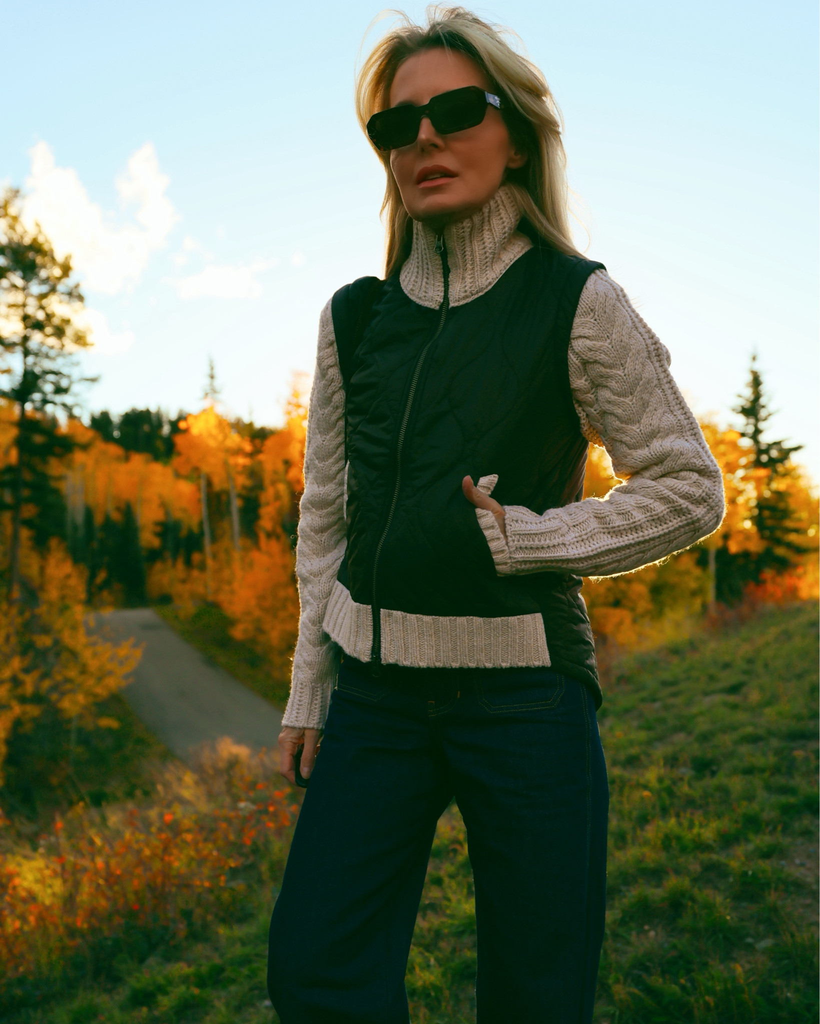 If you’re looking for outerwear that’s versatile, flattering, and a little unexpected… the Veronica Beard “Patra” Jacket checks all the boxes. 

This mixed-media style combines a quilted-front bodice with cable-knit sleeves, delivering the perfect balance of texture, structure, and warmth. Add in the rib-knit trim, stand collar, and two-way zip closure, and you’ve got an elevated layer that’s as functional as it is fashionable. 

✨ Key Details: 

• Quilted bodice for warmth and shape 
• Cable-knit sleeves for soft contrast and comfort 
• Two-way front zip for adjustable styling 

This is the kind of jacket that works effortlessly with denim and booties, but would look just as cute with leggings and sneakers for a more relaxed vibe. 

~Erin xo 

#LTKSeasonal #LTKStyleTip