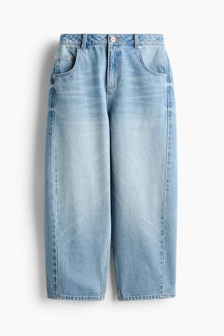 High-Waist Barrel-Leg Ankle Jeans | H&M (US + CA)