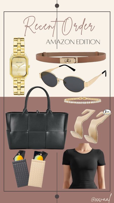 Recent Amazon Order 🛒

#AmazonJewerly #WorkwearAccessories #Skimsdupe #Celinesunglassesdupe #Sunglassholder #Pursehook

#LTKsalealert #LTKfindsunder50 #LTKstyletip