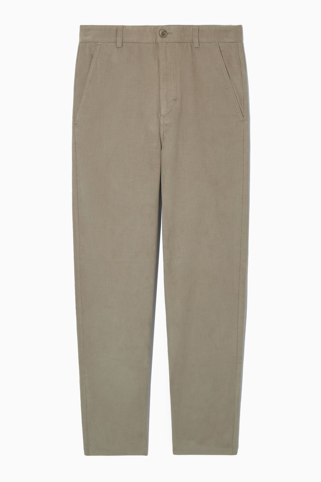 STRAIGHT-FIT CORDUROY CHINOS - BEIGE - COS | COS UK