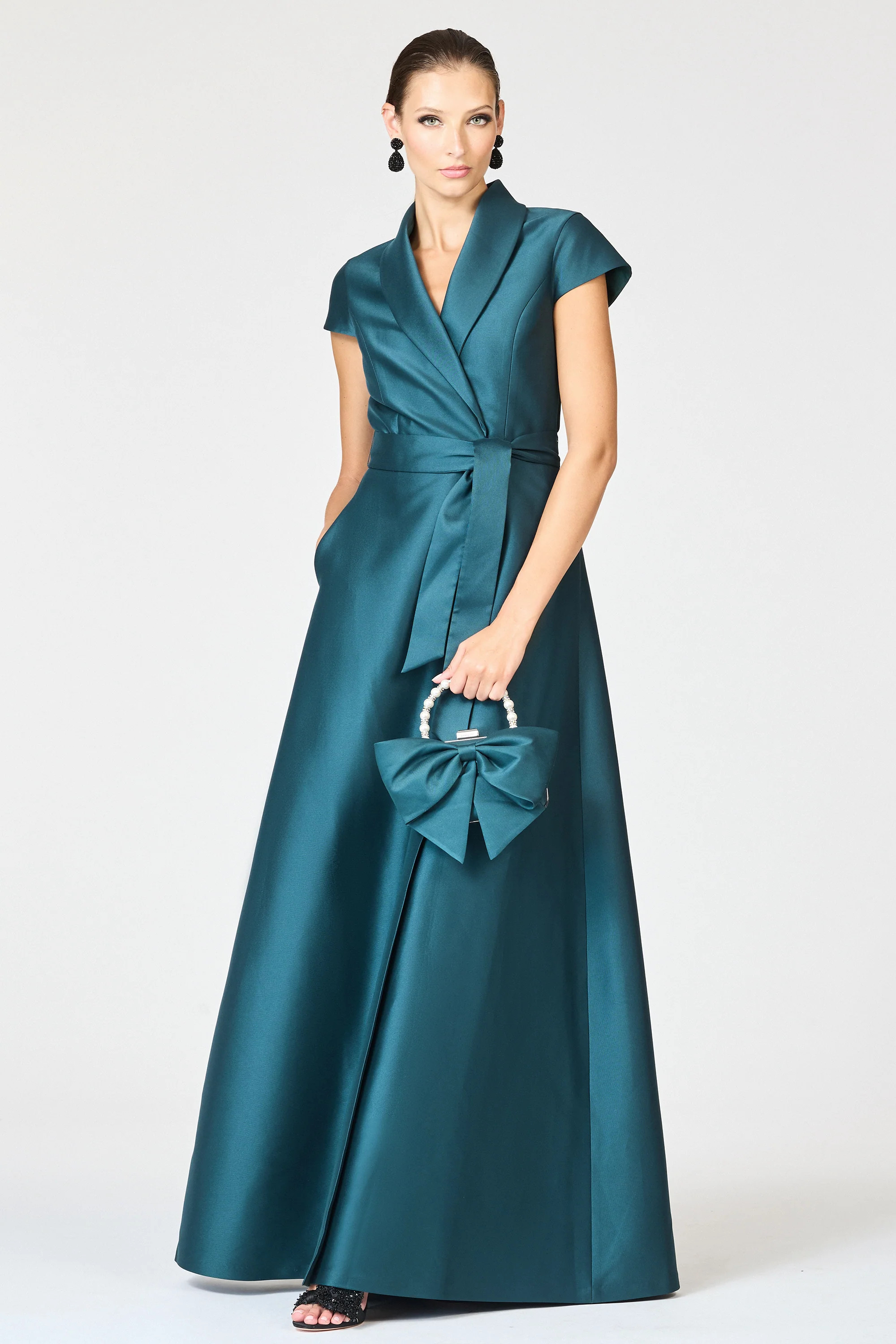 ETIENNE GOWN - FOREST GREEN | Sachin and Babi