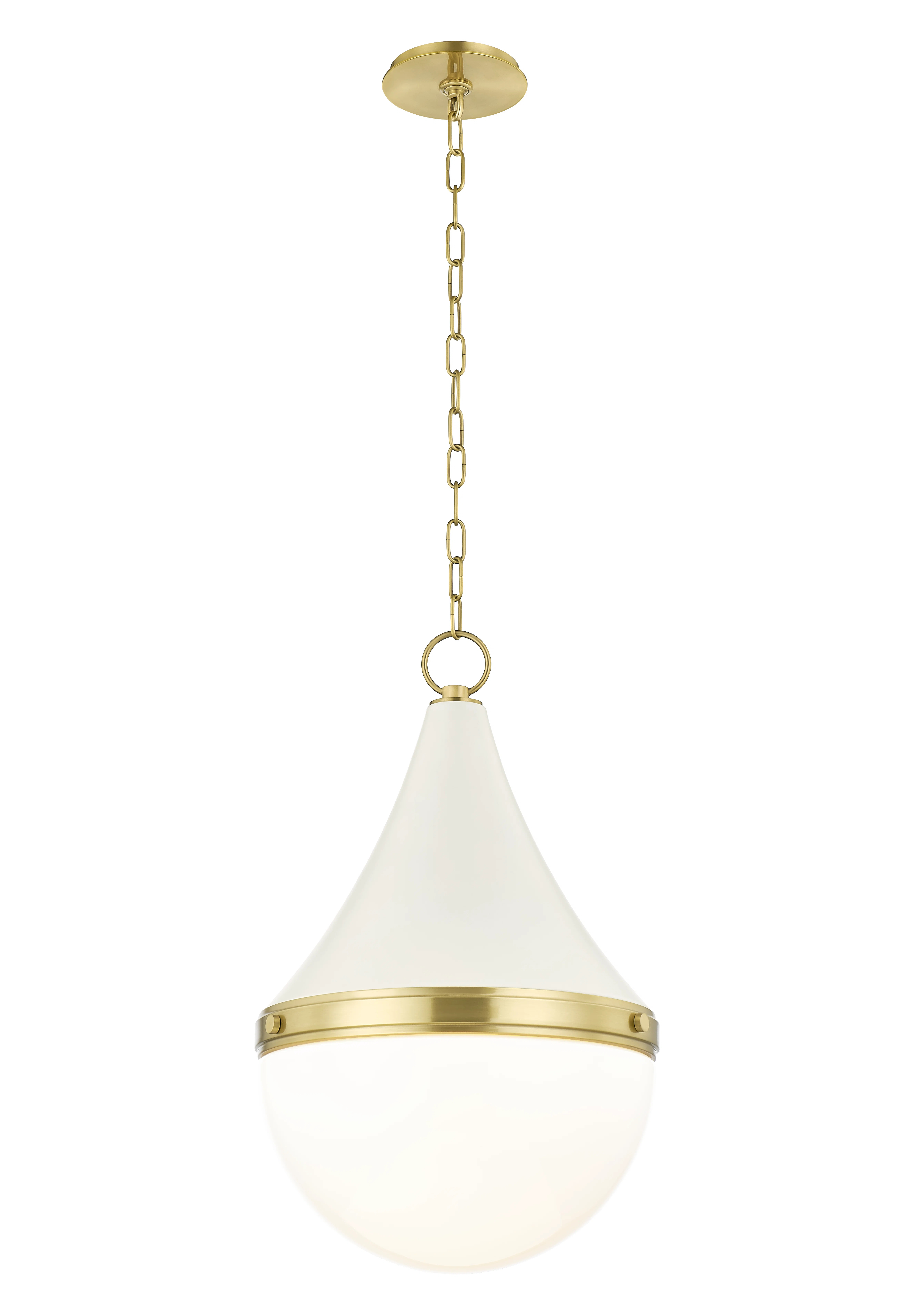 1 - Light Aged Brass Single Pendant | Wayfair North America