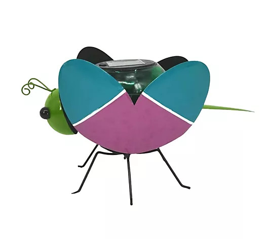 Make Your Selection: Temp-tations Outdoors Solar Crackle Glass Critter | QVC