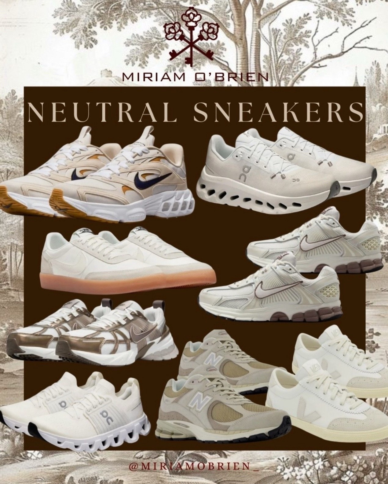 Gorgeous Neutral Sneakers 

Follow me at @miriamobrien_ on IG and TikTok!

#NeutralSneakers #SeasonalSneakers #FallFashion #TrendySneakers

#LTKSeasonal #LTKStyleTip #LTKShoeCrush

#LTKGiftGuide #LTKOver40 #LTKfitnessgoals

#LTKOver40 #LTKGiftGuide #LTKHoliday
