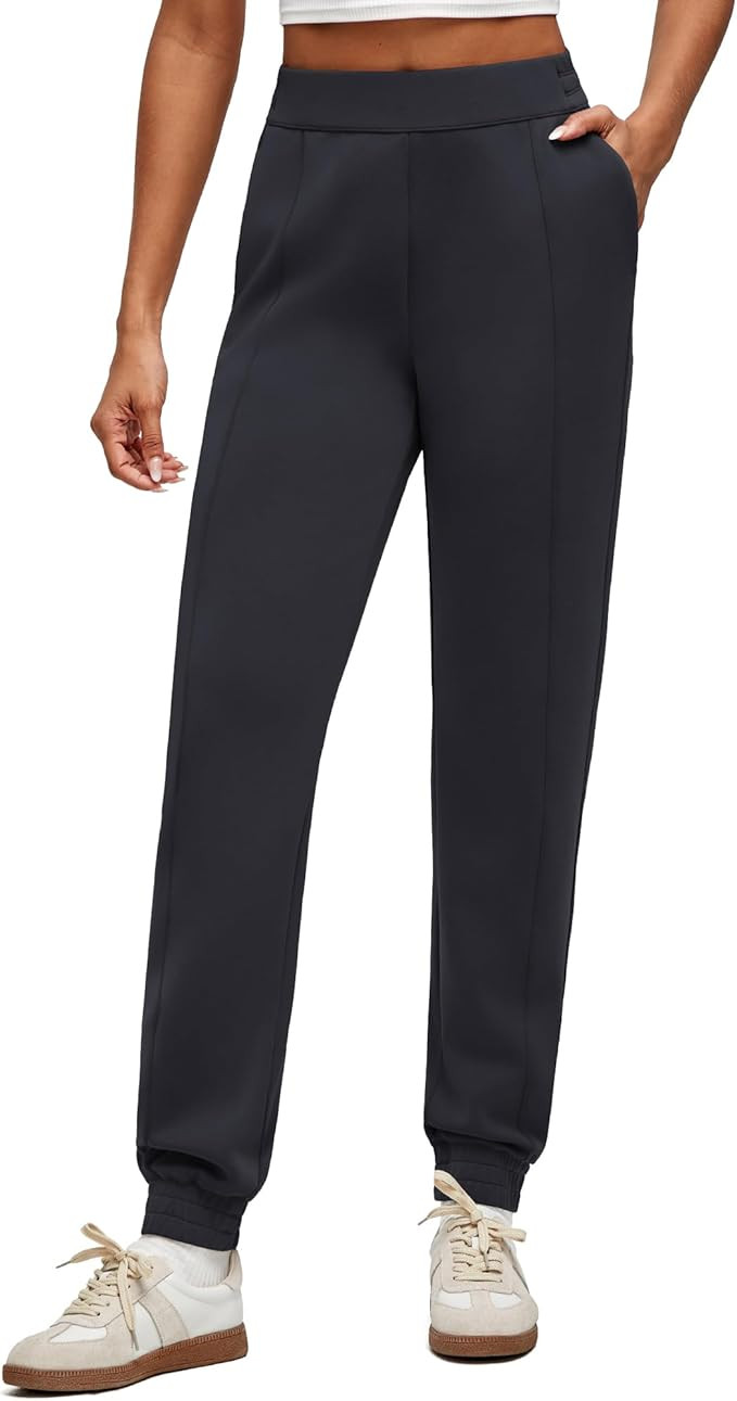 G4Free Smoofit Modal Soft Women's Joggers Track Pants Tapered Leg Casual Scrub Sweatpants with Si... | Amazon (US)