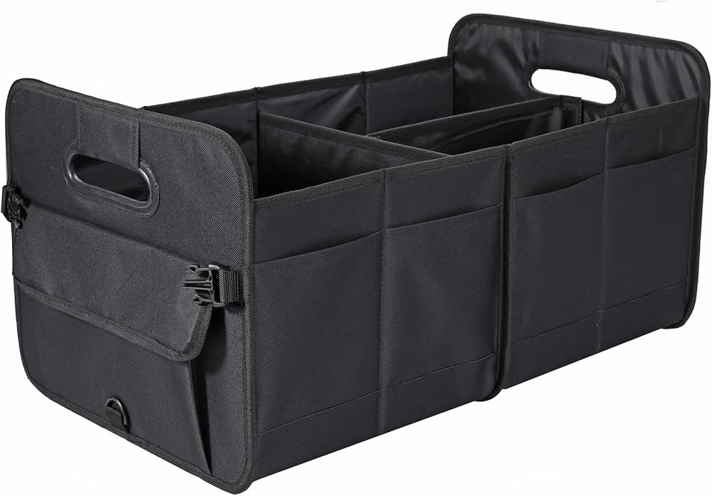 AOKJOY Car Trunk Organizer Car Storage Organizer Collapsible Multi Compartment Car Orga... | Amazon (US)