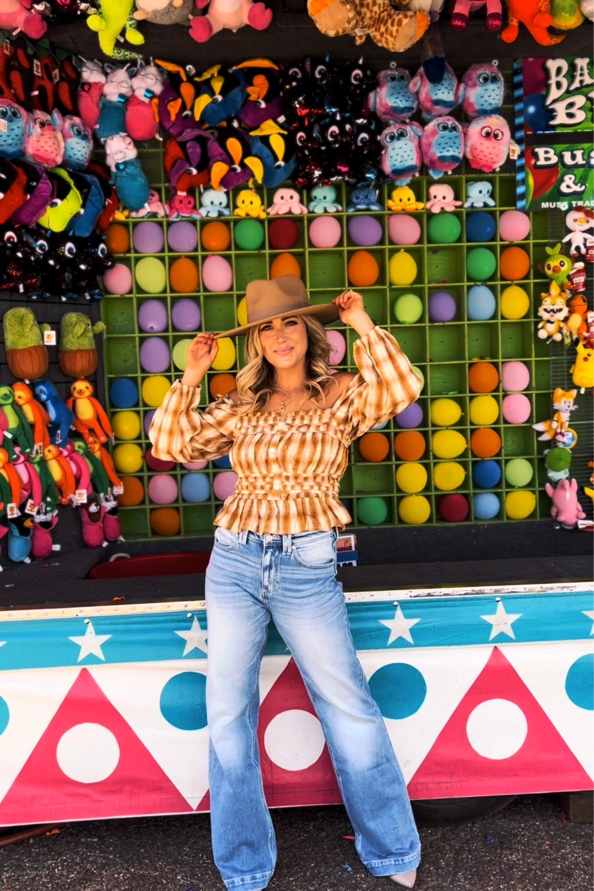 MACY15 will save you $ on the fall gingham top & wide legged jeans🤍 #fallootd #fallfashion #fallstyle #wideleggedpants 

#LTKstyletip #LTKCon #LTKSeasonal