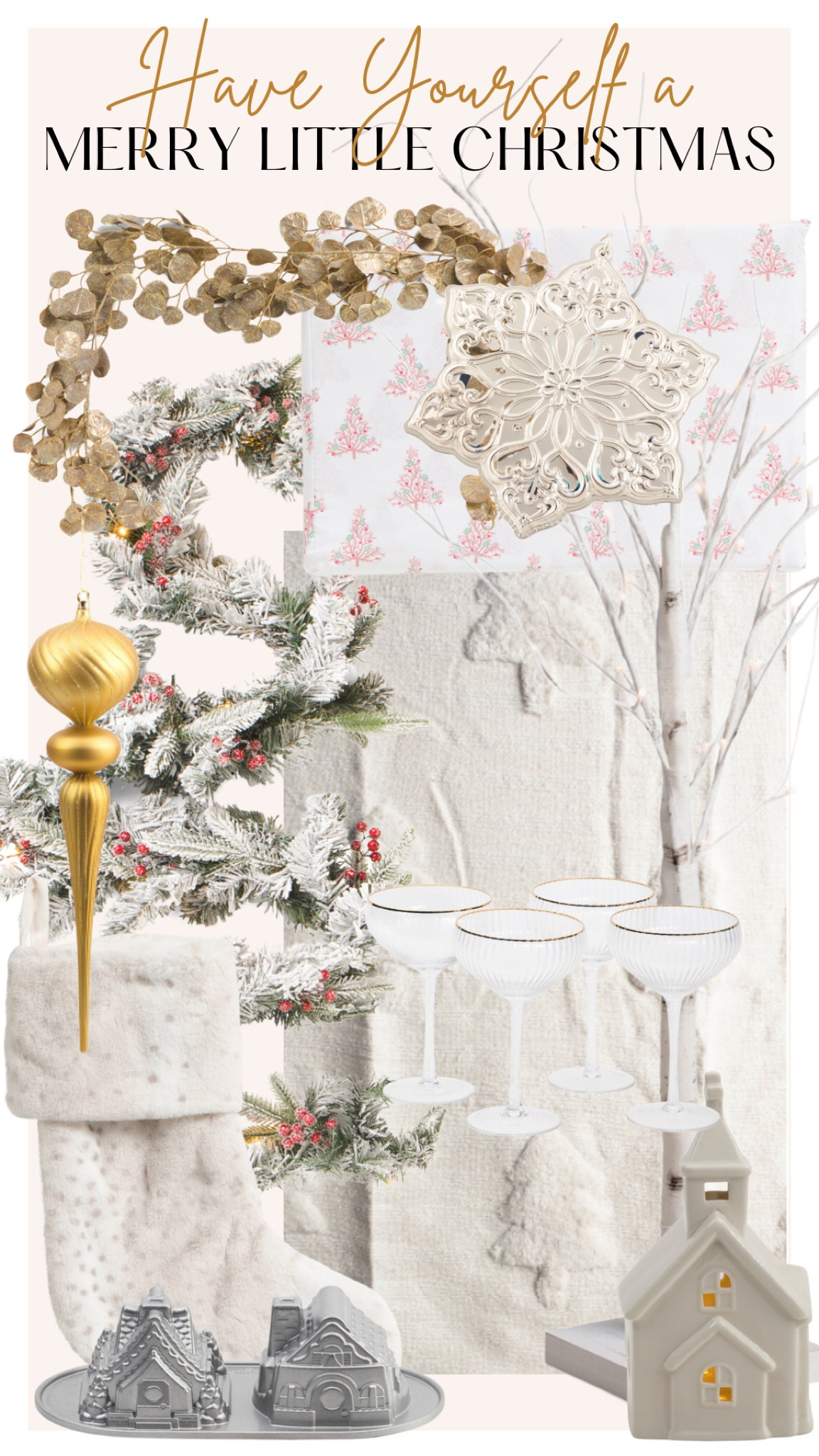 Getting all the pretty Christmas things as they come in stock at TJMaxx, because you know they don’t last long!
🤍
White Christmas, Big Ornaments, Christmas blanket, 4 ft led birch tree, Pretty garland, White stockings, Christmas glasses, Christmas sheets, Pink Christmas sheets

#LTKhome #LTKHoliday #LTKHolidaySale