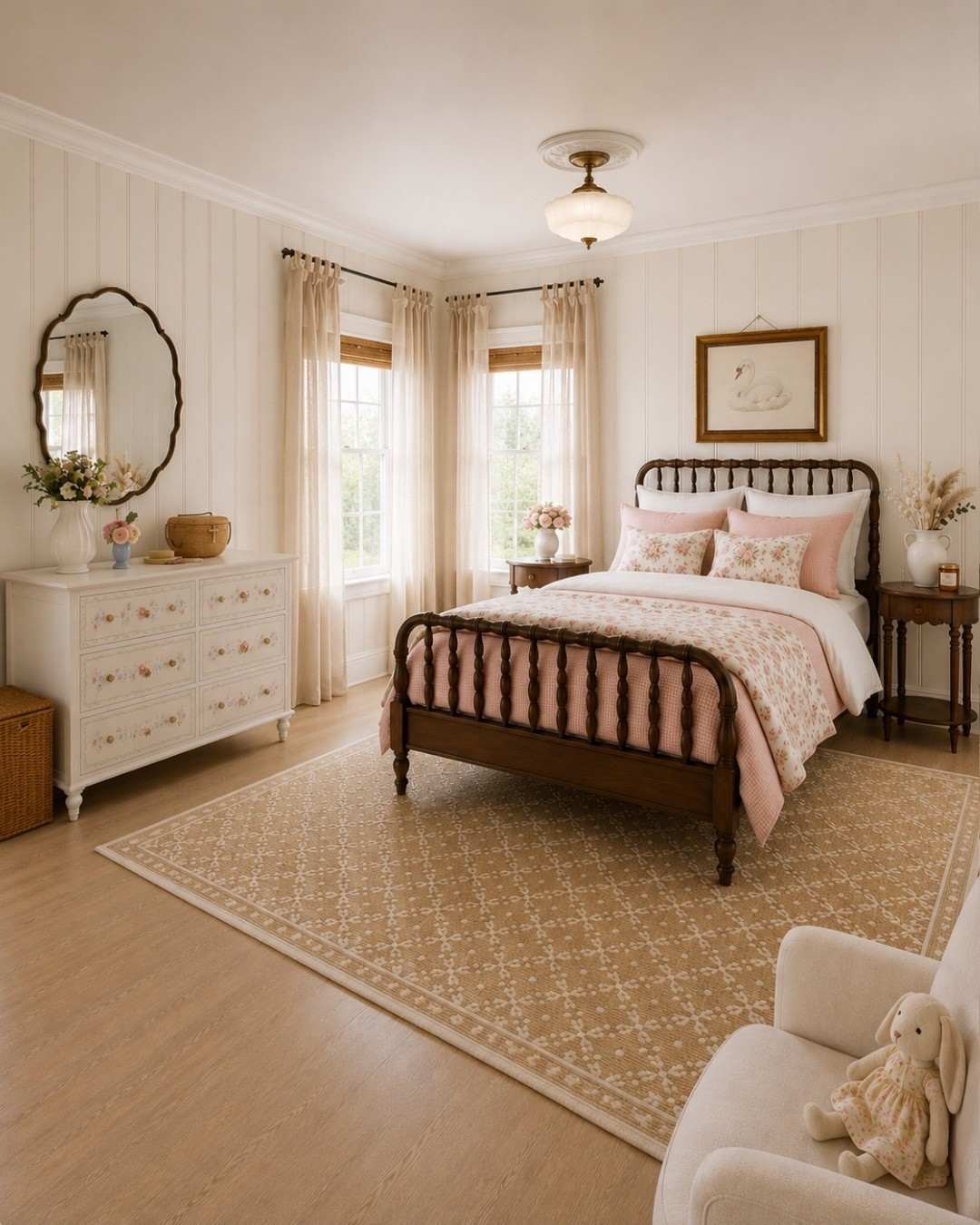 One of the biggest goals for this room was creating a space she could grow up with instead of growing out of.

This is a 3D rendering of one of my recent room designs, and I wanted the foundation to feel timeless from the start. The vintage-inspired furniture, warm wood tones, and neutral palette are the pieces that will stay, while the bedding, artwork, and little accessories can change as she does.

I think that's one of the easiest ways to create a room that feels collected instead of temporary. 

Rather than starting over every few years, you're simply adding new chapters to a space that's already full of character.

I've linked the pieces used in my design below if you'd like to recreate this look in your own home. 

And if you're looking for help creating a home that feels more like you, I'd love to work with you through my virtual home design and styling services. Comment below for more info.

#LTKHome #LTKKids