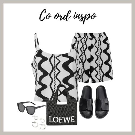 Co ord, beach, vacation, sandals, sunglasses 

#LTKstyletip #LTKfindsunder100 #LTKeurope