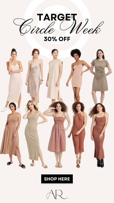 Target circle week - 30% off dresses for women!

Women’s dresses, brown dress, cream dress, neutral dresses

#LTKstyletip #LTKfindsunder50 #LTKxTarget