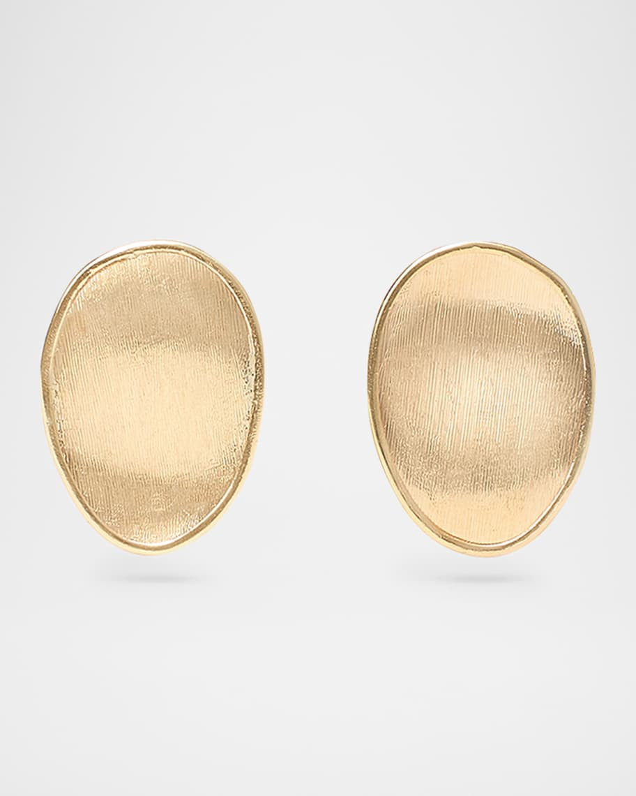 Marco Bicego 18K Yellow Gold Lunaria Stud Earrings, Small | Neiman Marcus