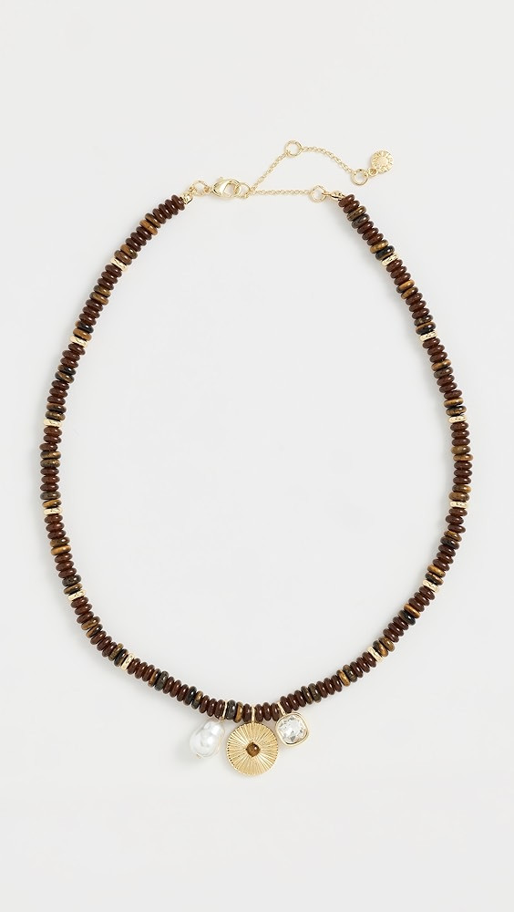 Malia Semi-Precious Charm Necklace | Shopbop