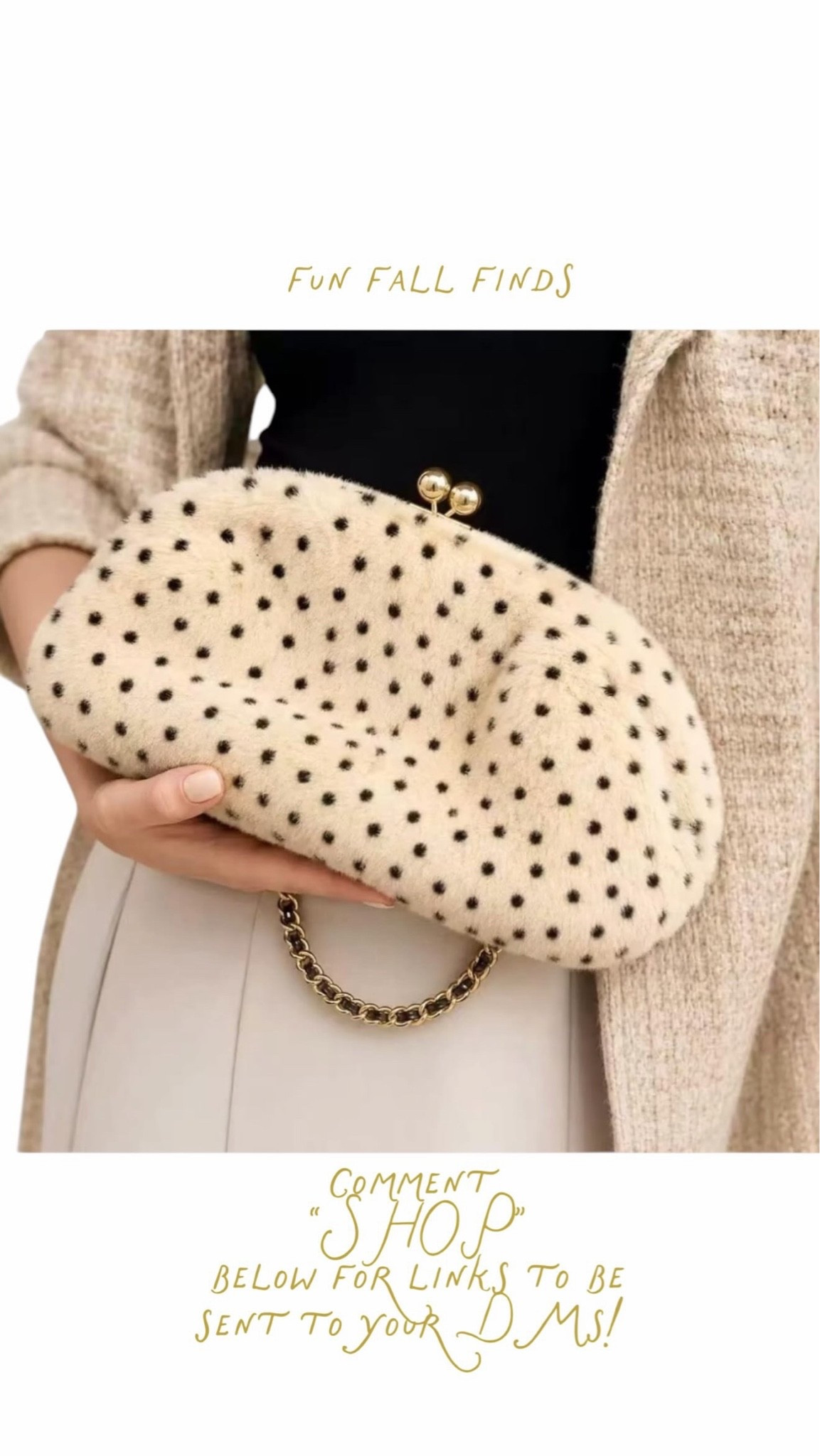 How cute is this clutch? Love this fall find!!

#LTKSeasonal #LTKgrwm #LTKootd