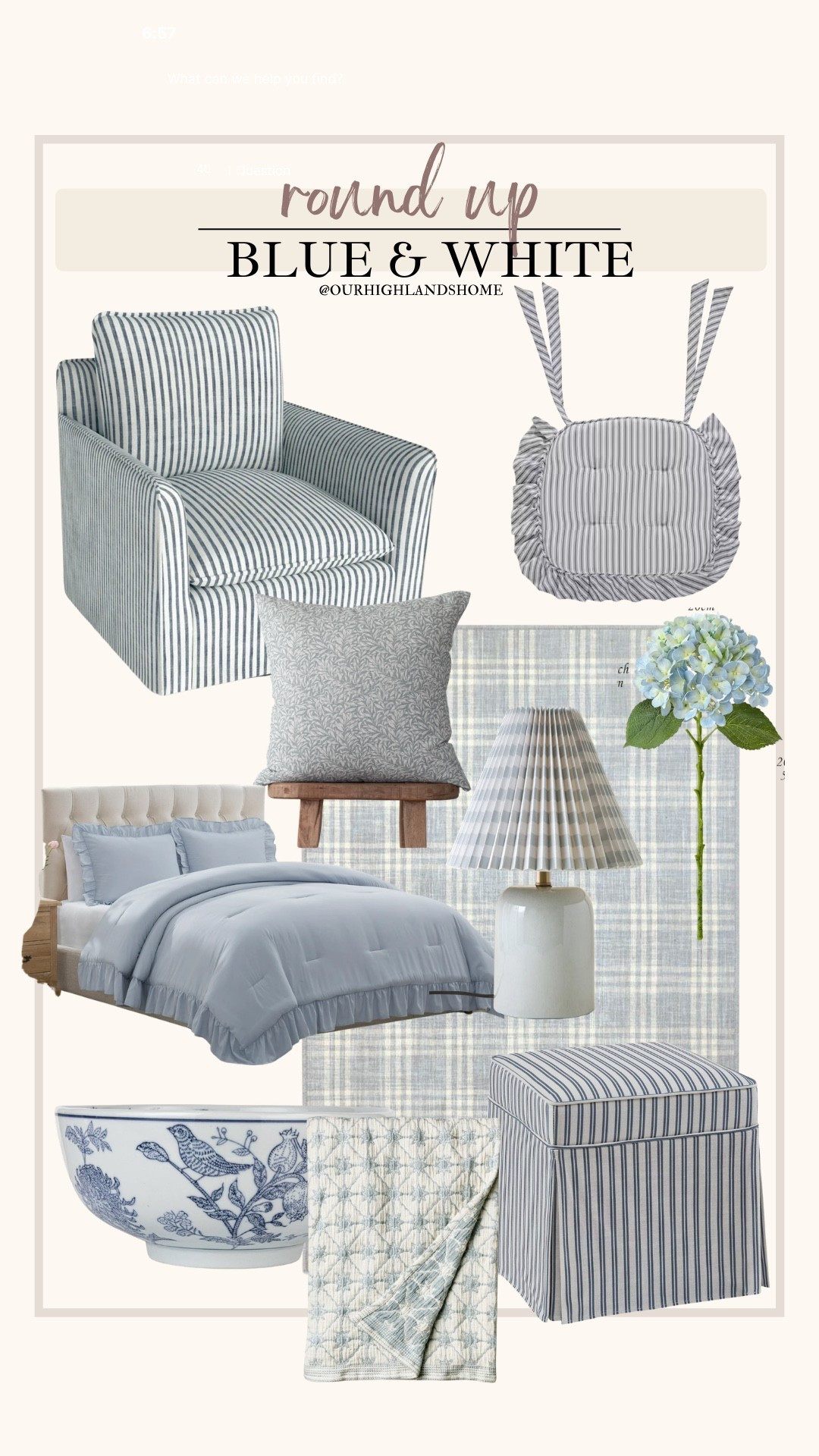 all things blue and white for spring and summer 

#LTKSeasonal #LTKSaleAlert #LTKHome