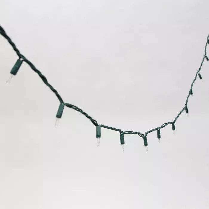 Philips 200ct Incandescent Twinkle Heavy Duty Smooth Mini String Lights Clear with Green Wire | Target