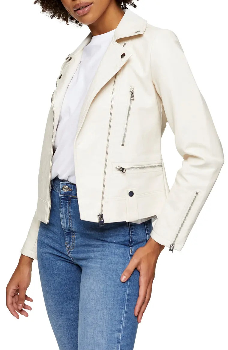 Fred Faux Leather Biker Jacket | Nordstrom