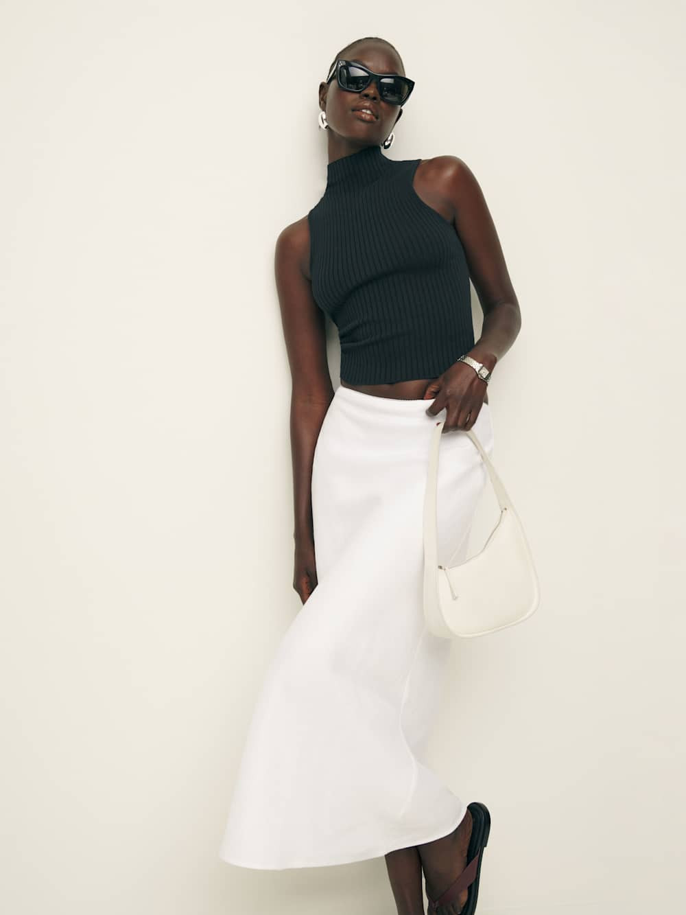 Layla Linen Skirt | Reformation (Global)