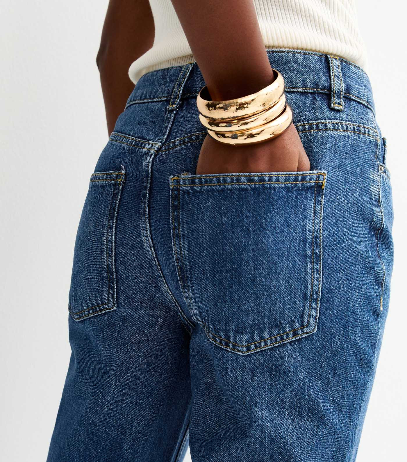 Anica Blue Straight Leg Jeans | New Look | New Look (UK)