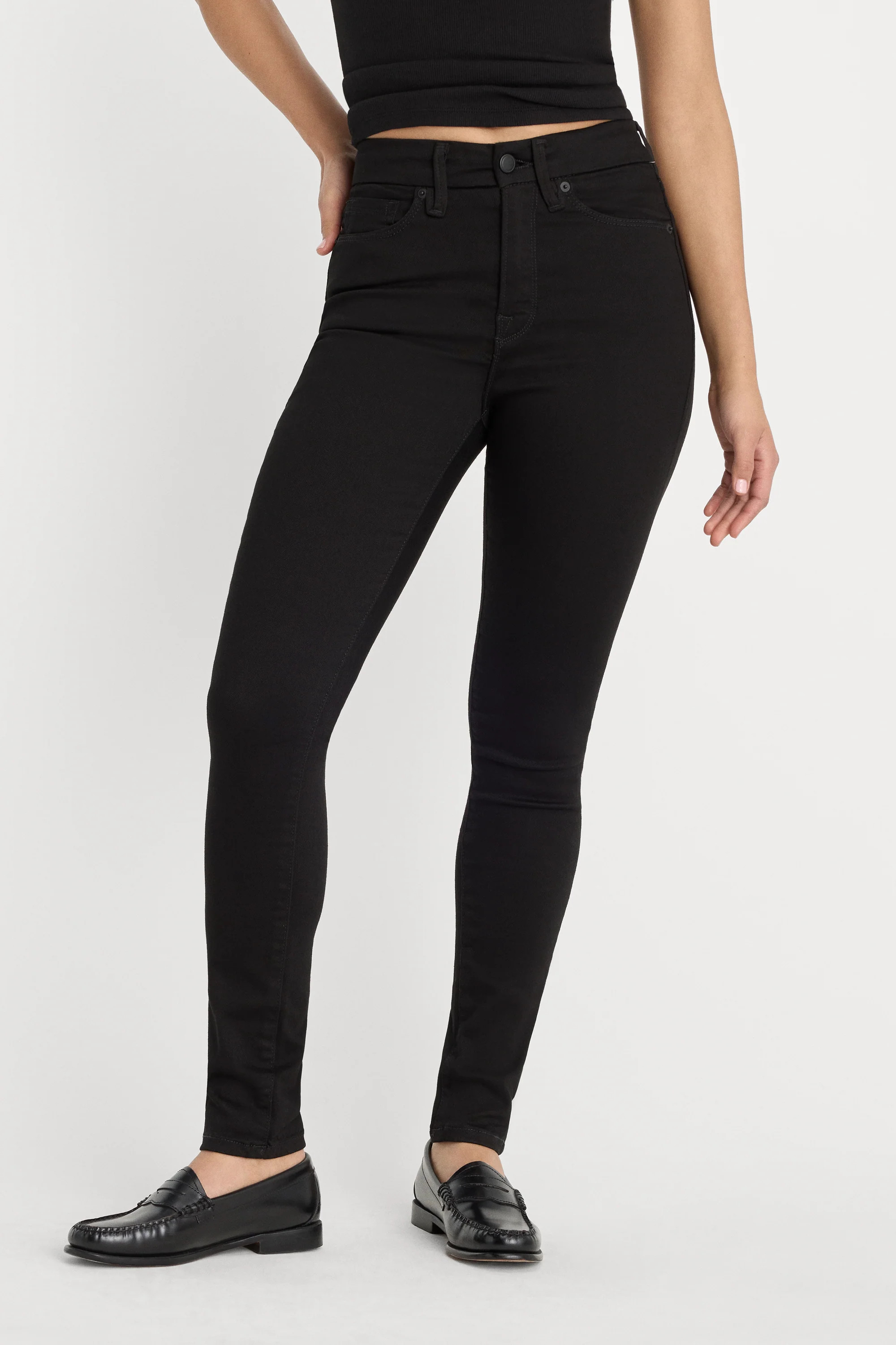 GOOD LEGS SKINNY JEANS | BLACK - GOOD AMERICAN | Good American