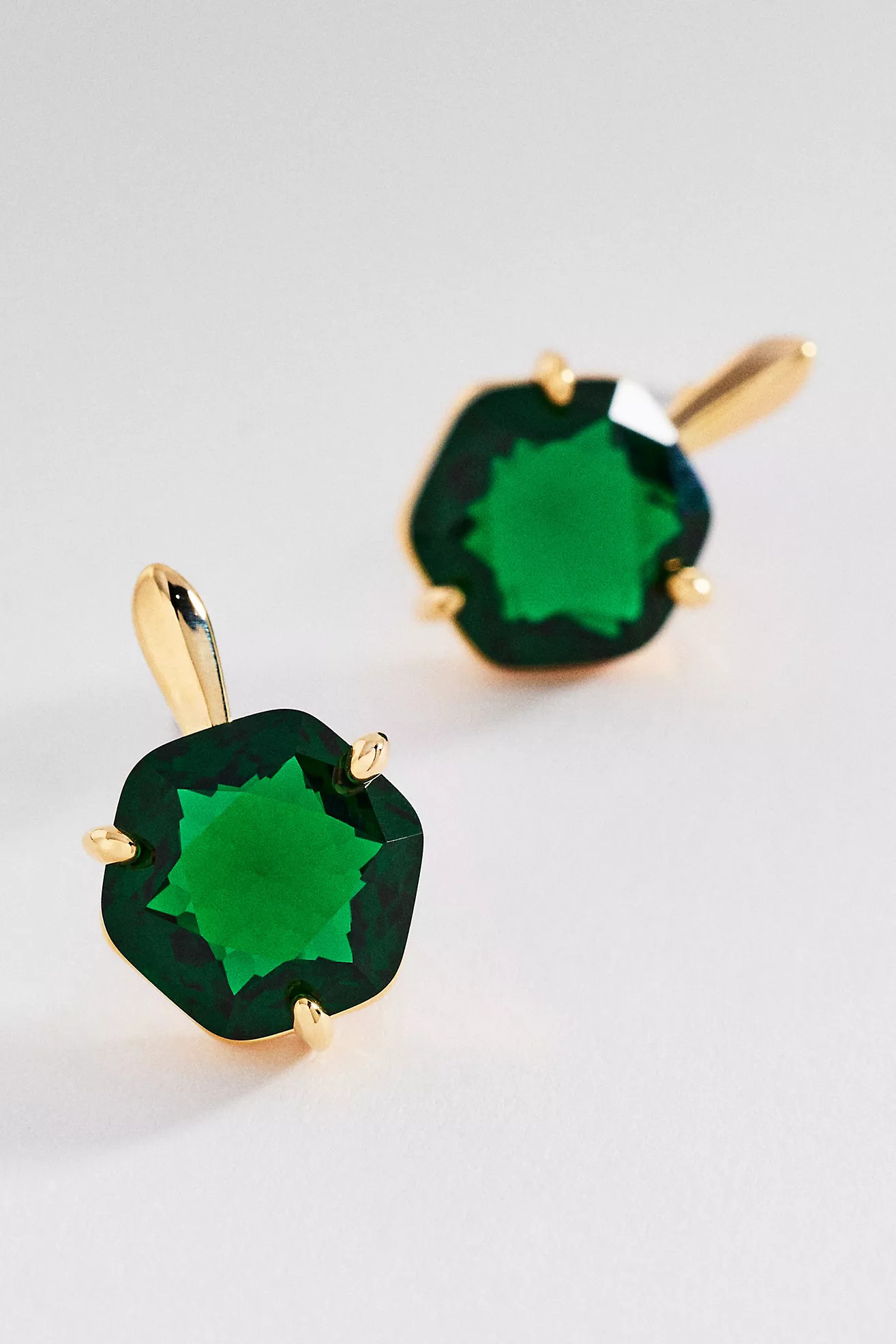 Hexagon Stone Post Earrings | Anthropologie (US)